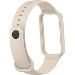 Ремінець DK для Xiaomi Amazfit Band 7 Sport Band (ivory) - мініатюра 2