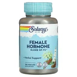 Суміш жіночих гормонів Solaray Female Hormone Blend SP-7C 180 капсул