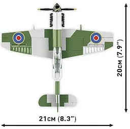 Конструктор дитячий літак Spitfire Mk. XVI Bubbletop COBI 5865 - мініатюра 7