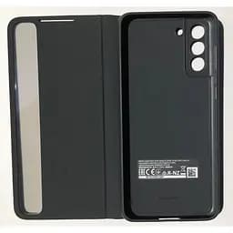 Оригінальний чохол-книжка Clear View Smart Cover для Samsung Galaxy S21+ Black (EF-ZG996CBEGRU) - мініатюра 9