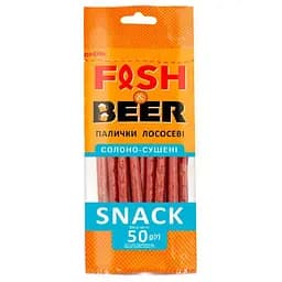 Палички солоно-сушені FishBeer лососеві 50 г