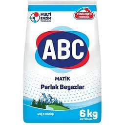 Стиральный порошок АВС Горная свежесть для белых вещей автомат 6 кг