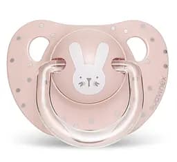 Пустышка анатомическая Suavinex Hygge Уютные истории Зайчика, 0-6 мес., розовый (306558)