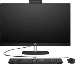 Комп'ютер персональний моноблок HP All-in-One 27' FHD IPS AG AMD R7-7730U 16GB F512GB UMA Wi-Fi кл+м DOS чорний (A45DXEA)