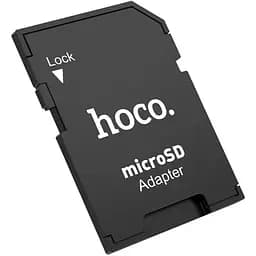 Адаптер перехідник Hoco HB22 картридер TF to SD чорний