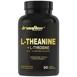 Амінокислота IronFlex L-Theanine + Tyrosine, 90 вегакапсул