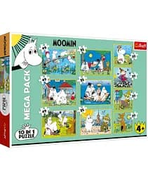 Пазли 10 в 1 "Мумін", 90373 Trefl, в коробці (5900511903737)