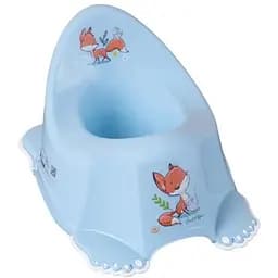 Горщик дитячий Tega Baby з музикою антиковзкий Forest Fairytale light blue