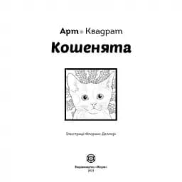 Розмальовка Жорж Арт-квадрат: Кошенята (Z101062У) - мініатюра 2