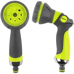 Пистолет-распылитель Bradas 8-функциональный ERGONOMIC LIME LINE LE-5114