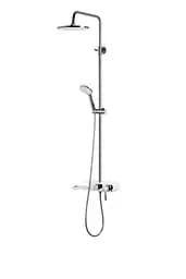 Душова система Corsan Klar Fiber chrome white CMN002, Хром - мініатюра 6