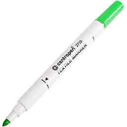 Маркер текстильный Centropen Textile конусообразный 1.8 мм зеленый (2739/04)