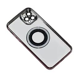 Магнітний чохол XON PhoneCase Magnetic для iPhone 11 Pro Max (PCMC1111400P 8307) Рожевий/Прозорий - мініатюра 2