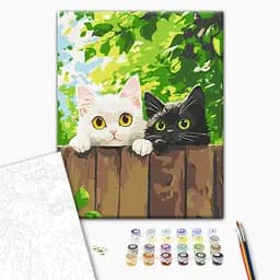 Картина за номерами: Пухнасті розвідники Brushme KBS0192 Різнокольоровий shop (9995482437073) - мініатюра 2