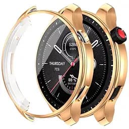 Захисний чохол Tamister для смартгодинника Amazfit Balance з плівкою рожеве золото