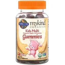Мультивитамины для детей Garden of Life Kids Multi My Kind Organics с фруктовым вкусом 120 шт. (GOL12027)