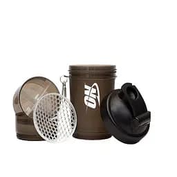 Шейкер Smart (3-х компонентний) 600 мл Black Optimum Nutrition fit0025888 - мініатюра 2