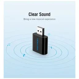 Звукова плата Vention Audio USB 2х3,5mm jack Metal (VAB-S17-B) - мініатюра 8