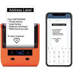 Портативний термопринтер етикеток Detonger DP30S 40x60 мм