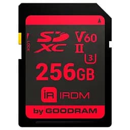 Карта памяти GoodRam Memory card Secure Digital 256Gb IRDM SDXC V60 UHS-II U3 Retail (IR-S6B0-2560R11)