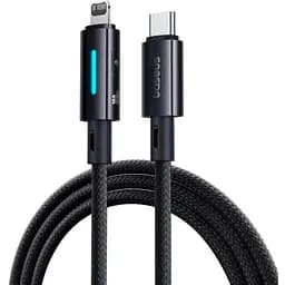 Кабель Baseus Lit Button Control Fast Charging Data Cable USB-C to iP 20W 2 м Чорний