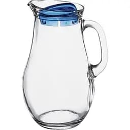 Кувшин Pasabahce Bistro с голубой крышкой 1.85 л (80119/С)