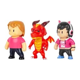 Набор коллекционных фигурок Stumble Guys Оператор Джина, Дракон Инферно, Мисс Стамбл 3 шт. х 6 см (SG2020-3)