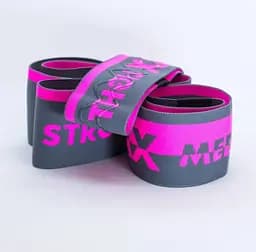 Набір тканинних гумок MadMax MFA-305 Hiploop для фітнесу та спорту 3 шт. Grey/Pink (MFA-305-3set) - мініатюра 3