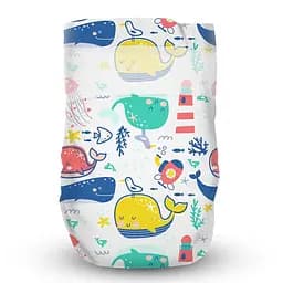 Підгузки Offspring Willy The Whale розмір S (3-6 кг) 48 шт. (DP-OI-FAT-S48P-WTW) - мініатюра 2