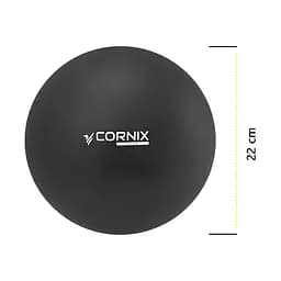 М'яч для пілатесу, йоги, реабілітації Cornix MiniGYMball 22 см XR-0371 Black - мініатюра 3