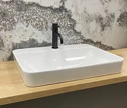 Умивальник VBI Sora white врізний VBI-018066, Білий - мініатюра 4
