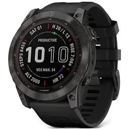 Garmin Fenix 7X Sapphire Solar Black DLC Titanium w. Black Band (010-02541-22/23)