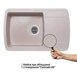 Кухонна мийка Lidz 770x490/200 COL-06 (LIDZCOL06770490200) - мініатюра 3