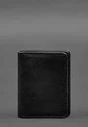 Кожаная обложка для водительского удостоверения, ID и пластиковых карт 2.0 черная