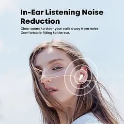 Навушники Langsdom бездротові TN17 з шумоподавленням Bluetooth 5.4 та мікрофоном ігрові вакуумні TWS для телефону - мініатюра 3