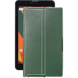 Чохол StatusCASE з екошкіри для планшету Bravis NB754 Темно-зелений