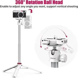 Штатив Ulanzi Vijim Multi-functional Xiaomini Tripod White UV-2503A MT-44 White - мініатюра 5