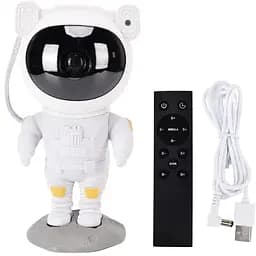 Ночник-светильник Космонавт лазерный 24 см проектор звездного неба 360°