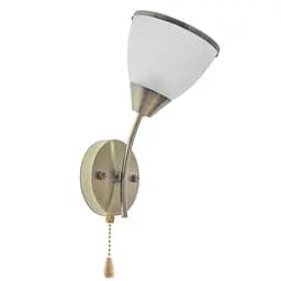 Бра Brille LK-614W/1 E27 AB настенное накладное классическое