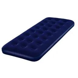 Велюровий односпальний матрац Inflatable bed 190x99x22 см Синій