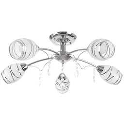 Люстра стельова Brille класична E14 40W CH (LK-242C/5)