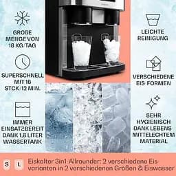 Льодогенератор KLARSTEIN Eiszeit Crush (10034227) - мініатюра 7