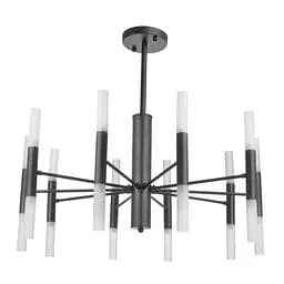 Люстра Brille галогенна лофт в спальню G9 7W BK (BL-915S/20)