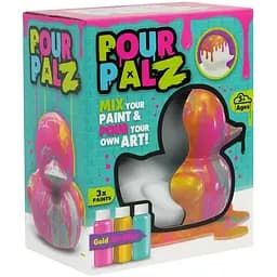Набір для творчості ToyMonster Pour Palz Флюїд Арт Каченя Золота феєрія (GS-G26261B) - мініатюра 2