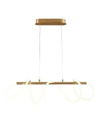 Люстра з світлодіодним шнуром Goldlux 327987 Emma Led 1x38W 4000K 4450Lm IP20 Золотий - мініатюра 2