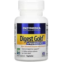 Ферменти Enzymedica Digest Gold + Probiotics, 45 капсул с пробиотиками