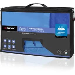 Постільна білизна Sonex Aero Blue Sapphire полуторна (SO102191) - мініатюра 5