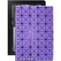 Чохол StatusCASE з екошкіри для планшету Lenovo ThinkPad Tablet 10 Фіолетовий ромб