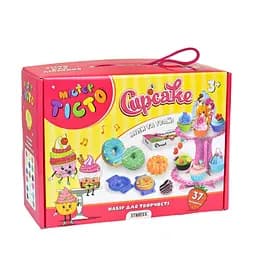 Дитячий набір для творчості "Містер тісто Cupcake" Strateg 41016, 37 предметів - мініатюра 2