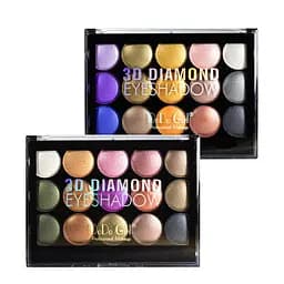 Набір палітр тіней для повік DoDo Eye 3D Diamond Eyeshadow з металевим ефектом (2 шт. асортимент)